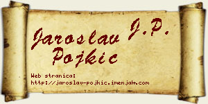 Jaroslav Pojkić vizit kartica